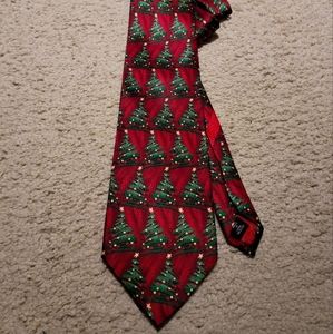 Christmas silk tie